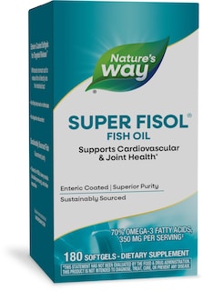 Foto 1 | Aceite De Pescado Nature's Way Super Fisol 180 Cápsulas Blandas Omega-3 - Venta Internacional.
