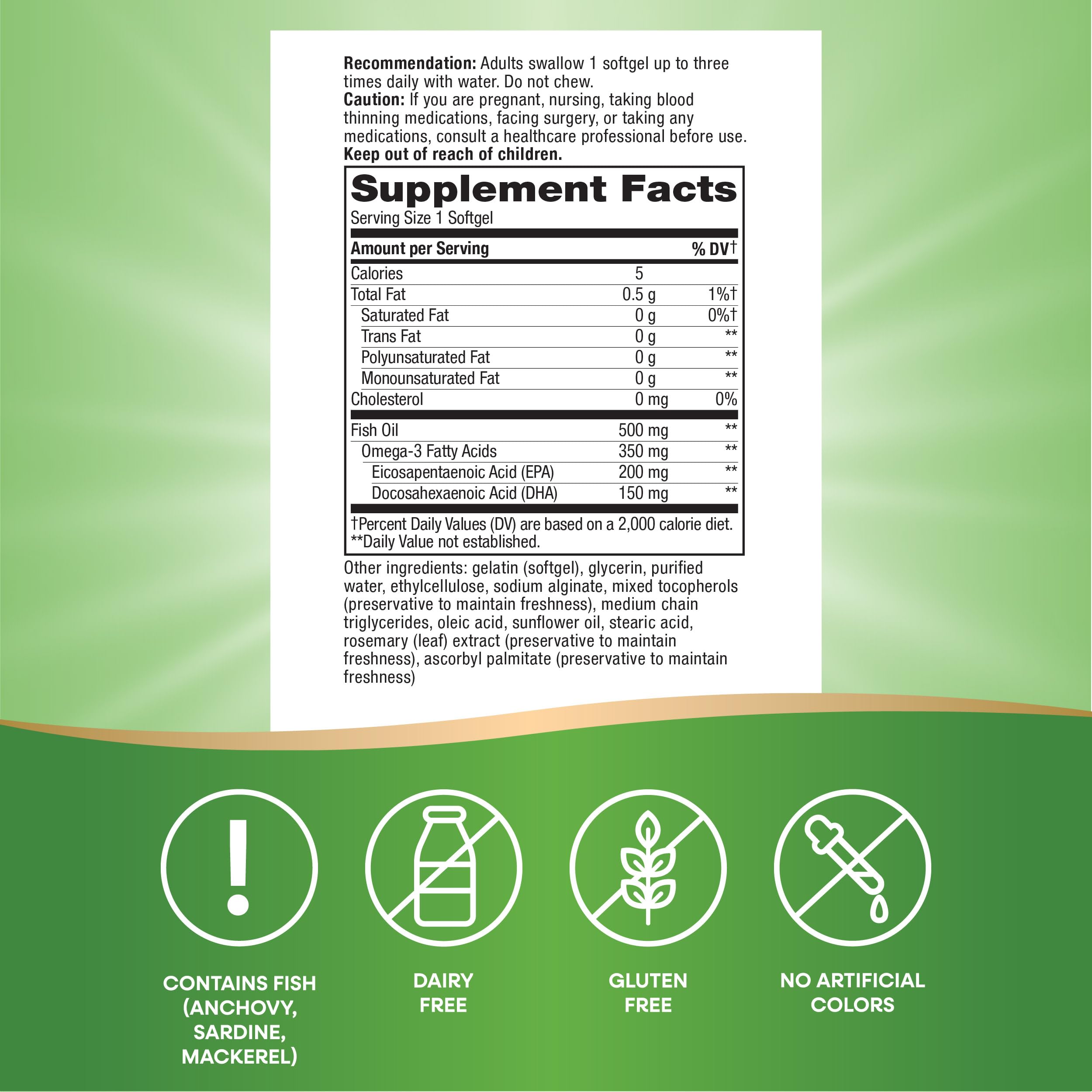 Foto 5 | Aceite De Pescado Nature's Way Super Fisol 180 Cápsulas Blandas Omega-3 - Venta Internacional.