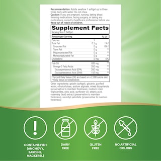 Foto 5 | Aceite De Pescado Nature's Way Super Fisol 180 Cápsulas Blandas Omega-3 - Venta Internacional.