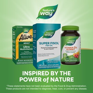 Foto 7 | Aceite De Pescado Nature's Way Super Fisol 180 Cápsulas Blandas Omega-3 - Venta Internacional.