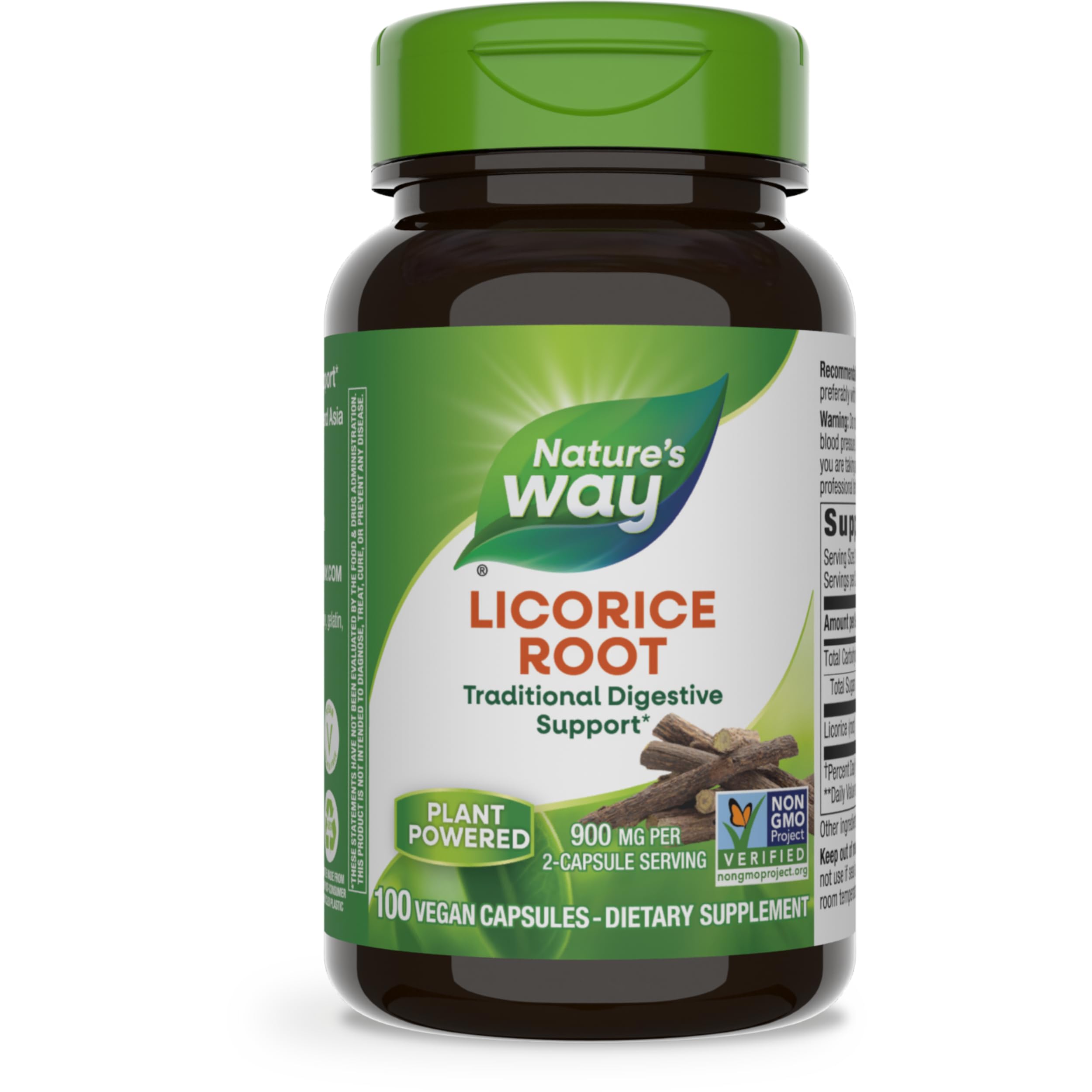 Foto 1 | Suplemento Nature's Way De Apoyo Digestivo A Raíz De Regaliz  100 Cápsulas - Venta Internacional.