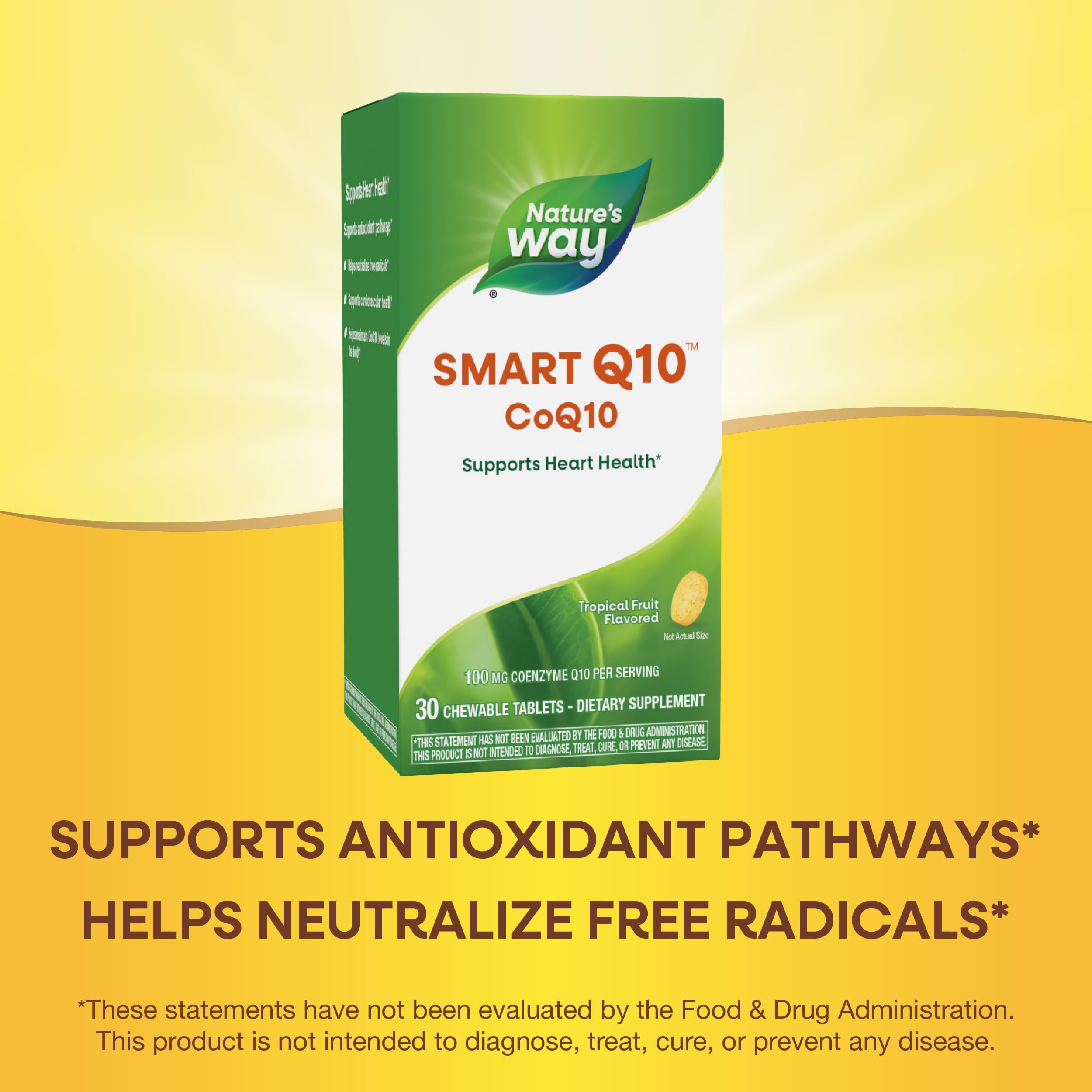 Foto 5 pulgar | Suplemento Nature's Way Smart Q10 Coq10 100 Mg 30 Comprimidos - Venta Internacional.