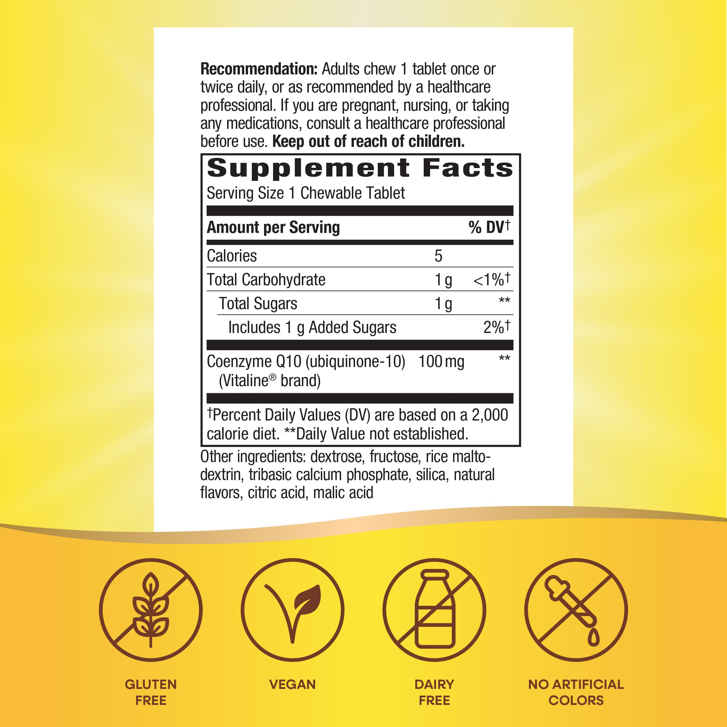 Foto 6 pulgar | Suplemento Nature's Way Smart Q10 Coq10 100 Mg 30 Comprimidos - Venta Internacional.