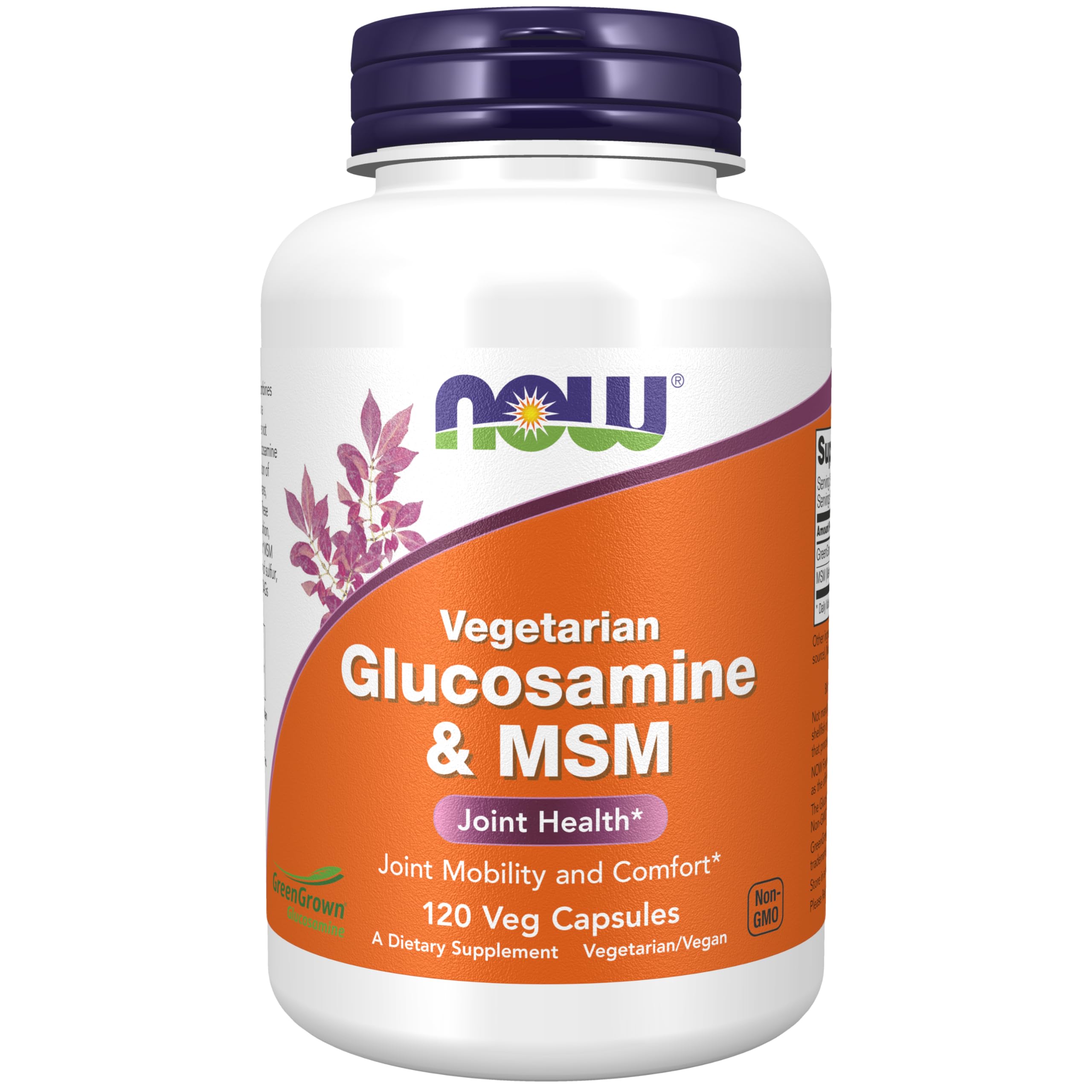 Foto 2 pulgar | Suplementos Now Foods Con Glucosamina Y Msm  120 Cápsulas Vegetarianas - Venta Internacional.
