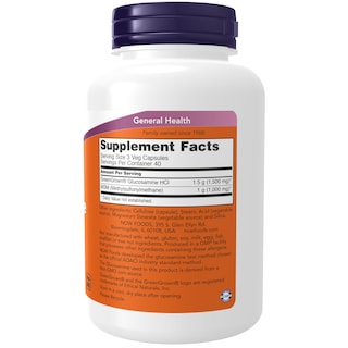 Foto 2 | Suplementos Now Foods Con Glucosamina Y Msm 120 Cápsulas Vegetarianas - Venta Internacional.