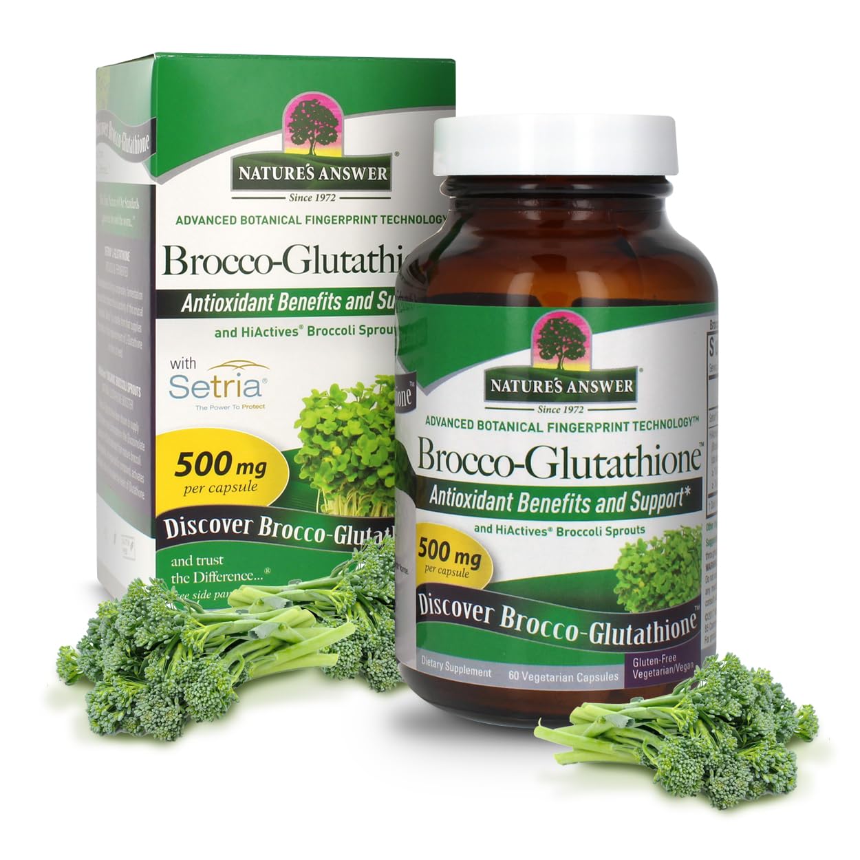 Foto 1 | Suplemento Nature's Answer Brocco Glutatión 60 Cápsulas - Venta Internacional.