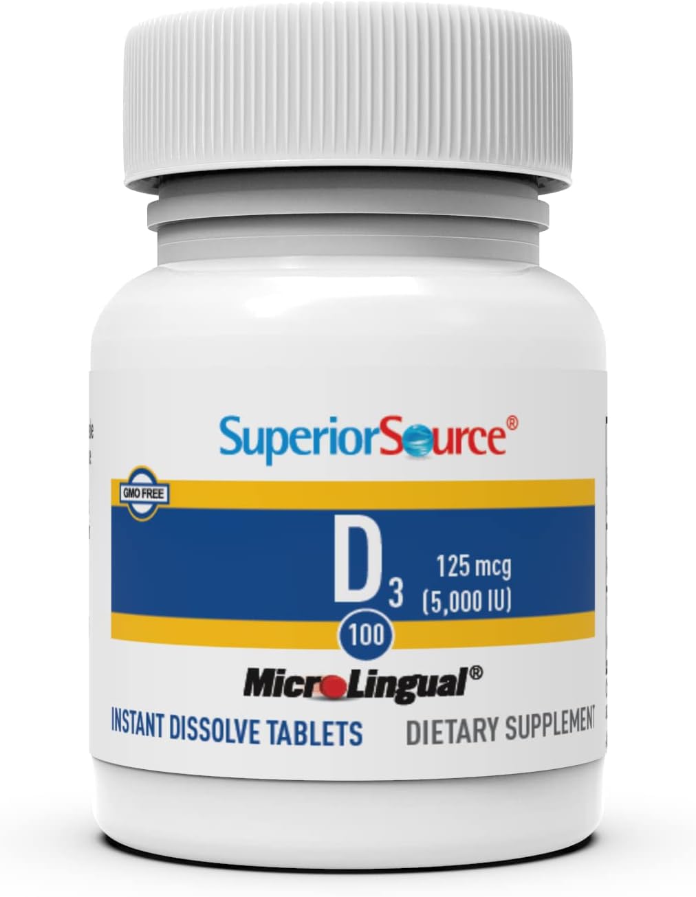 Foto 3 | Vitamina D3  5000 Ui  Comprimidos Microlinguales De Fuente Superior  100 Unidades - Venta Internacional.