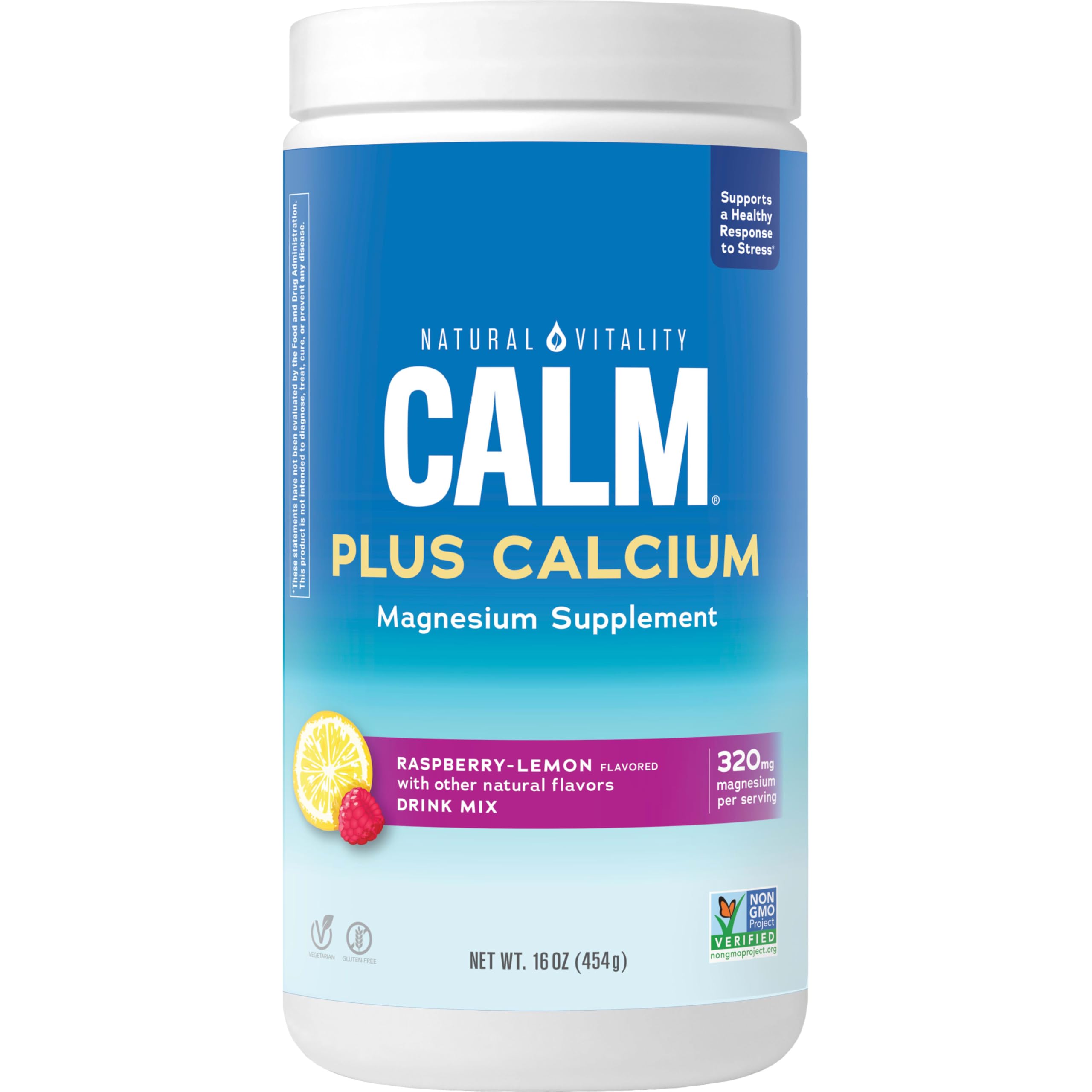 Foto 1 | Suplemento Natural Vitality Calm Con Citrato De Magnesio Y Calcio - Venta Internacional.