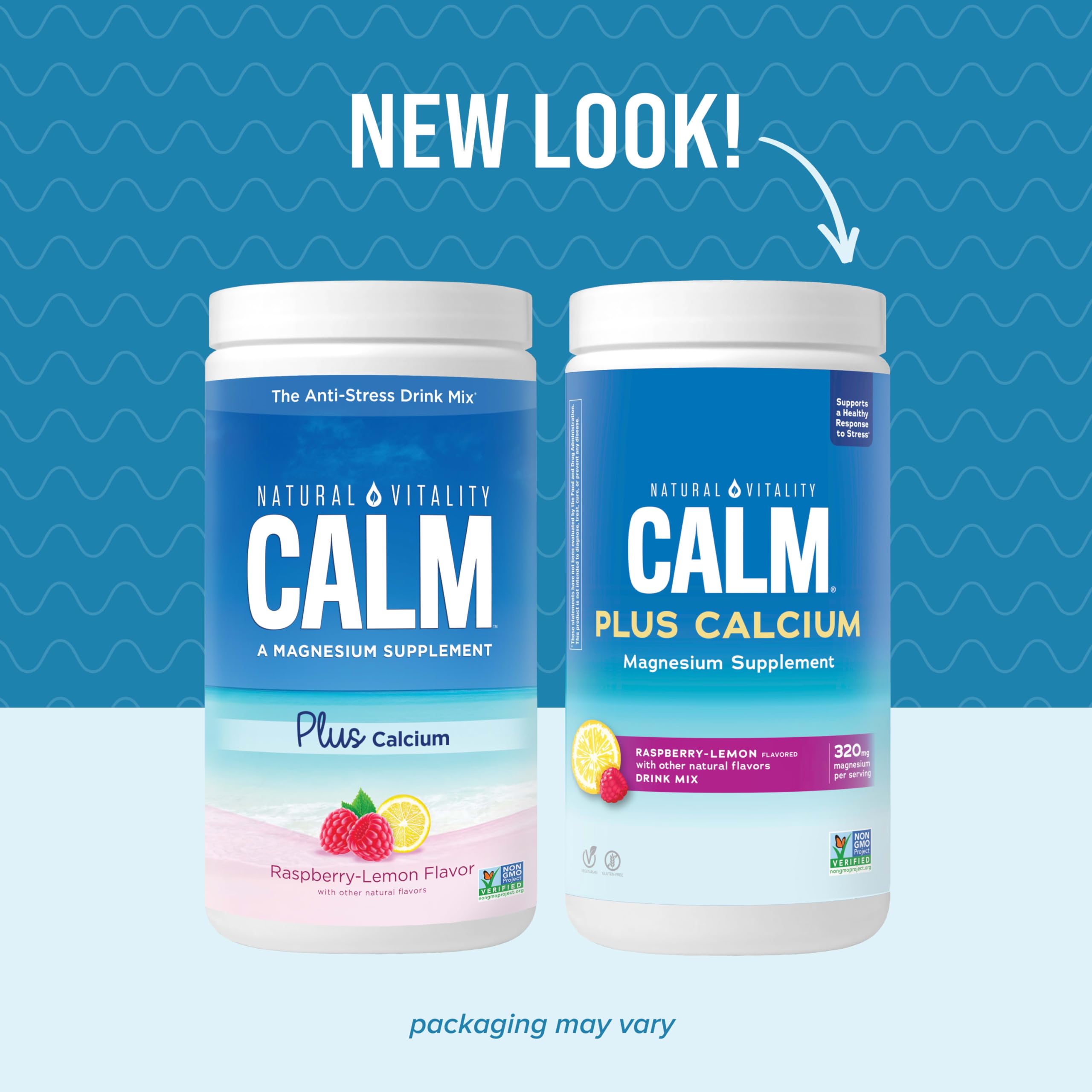 Foto 2 | Suplemento Natural Vitality Calm Con Citrato De Magnesio Y Calcio - Venta Internacional.