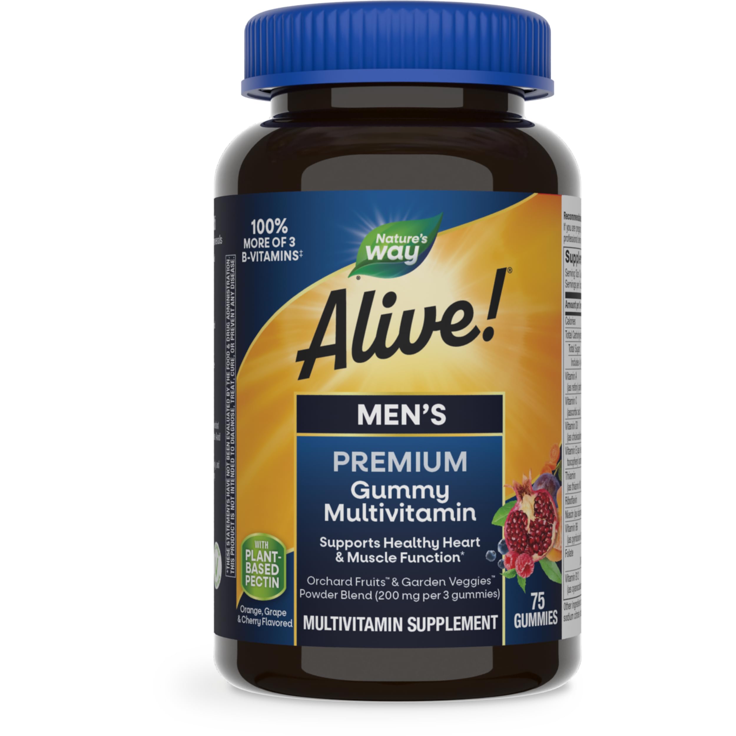 Foto 2 pulgar | Multivitamínico Gomoso Nature's Way Alive! ¡premium 75u Para Hombre! - Venta Internacional.