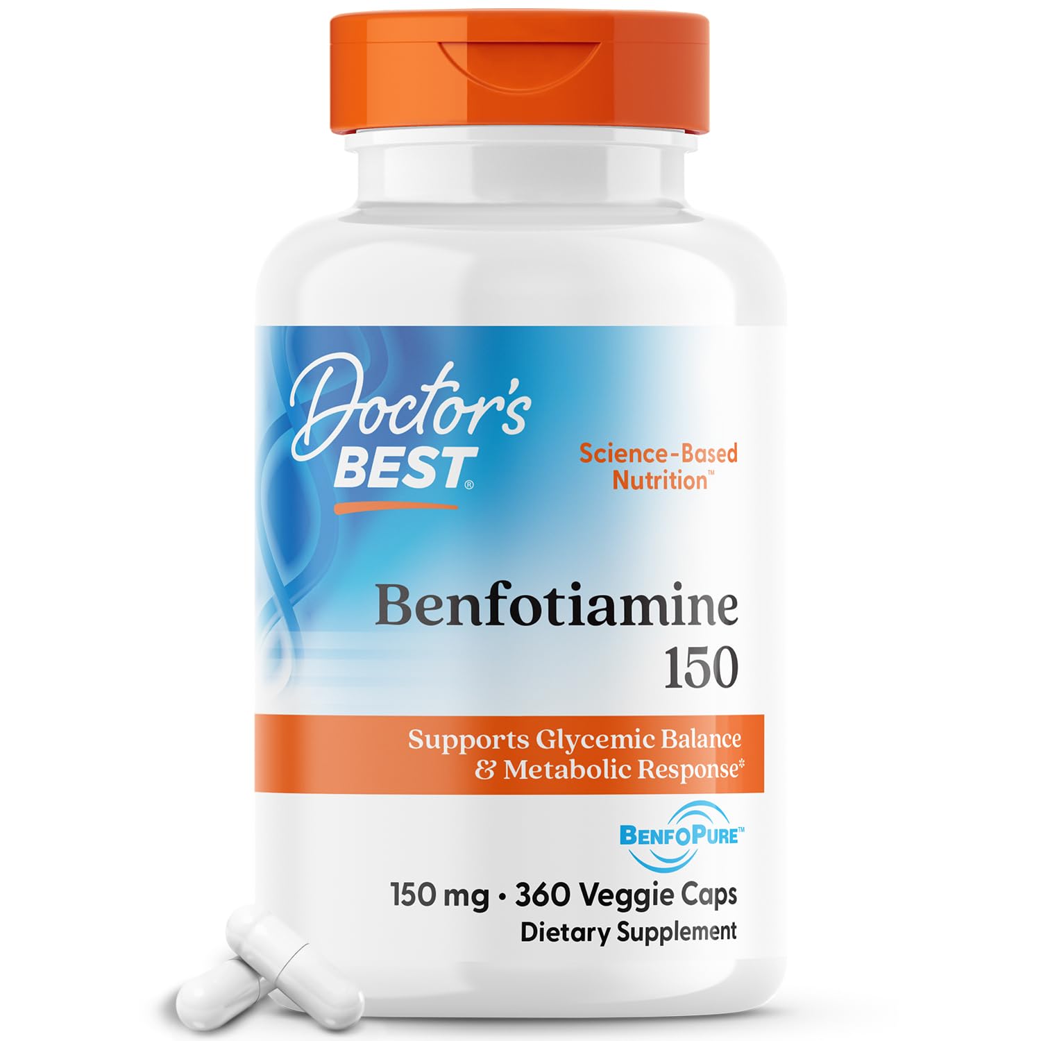 Foto 2 pulgar | Supplement Doctor's Best Benfotiamina 150 Mg 360 Cápsulas Vegetarianas - Venta Internacional.