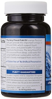 Foto 2 | Suplemento Carlson The Very Finest Fish Oil Orange 120 + 30 Cápsulas Blandas - Venta Internacional.