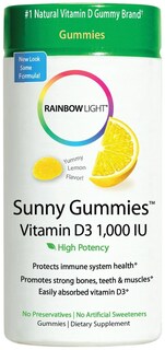 Foto 1 | Suplemento Rainbow Light De Vitamina D De 1000 Ui Sunny Gummies - Venta Internacional.