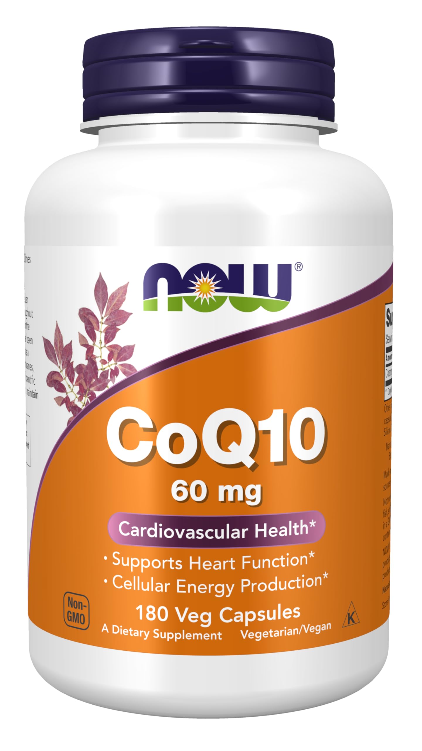 Foto 1 | Suplementos Now Foods Coq10  60 Mg  Grado Farmacéutico  180 Cápsulas - Venta Internacional.