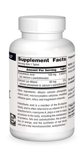 Foto 3 | Supplement Source Naturals Ácido Pantoténico 100 Mg B-5 250 Comprimidos - Venta Internacional.