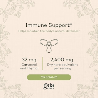 Foto 3 | Suplemento De Aceite De Orégano Gaia Herbs 120 Cápsulas Veganas - Venta Internacional.