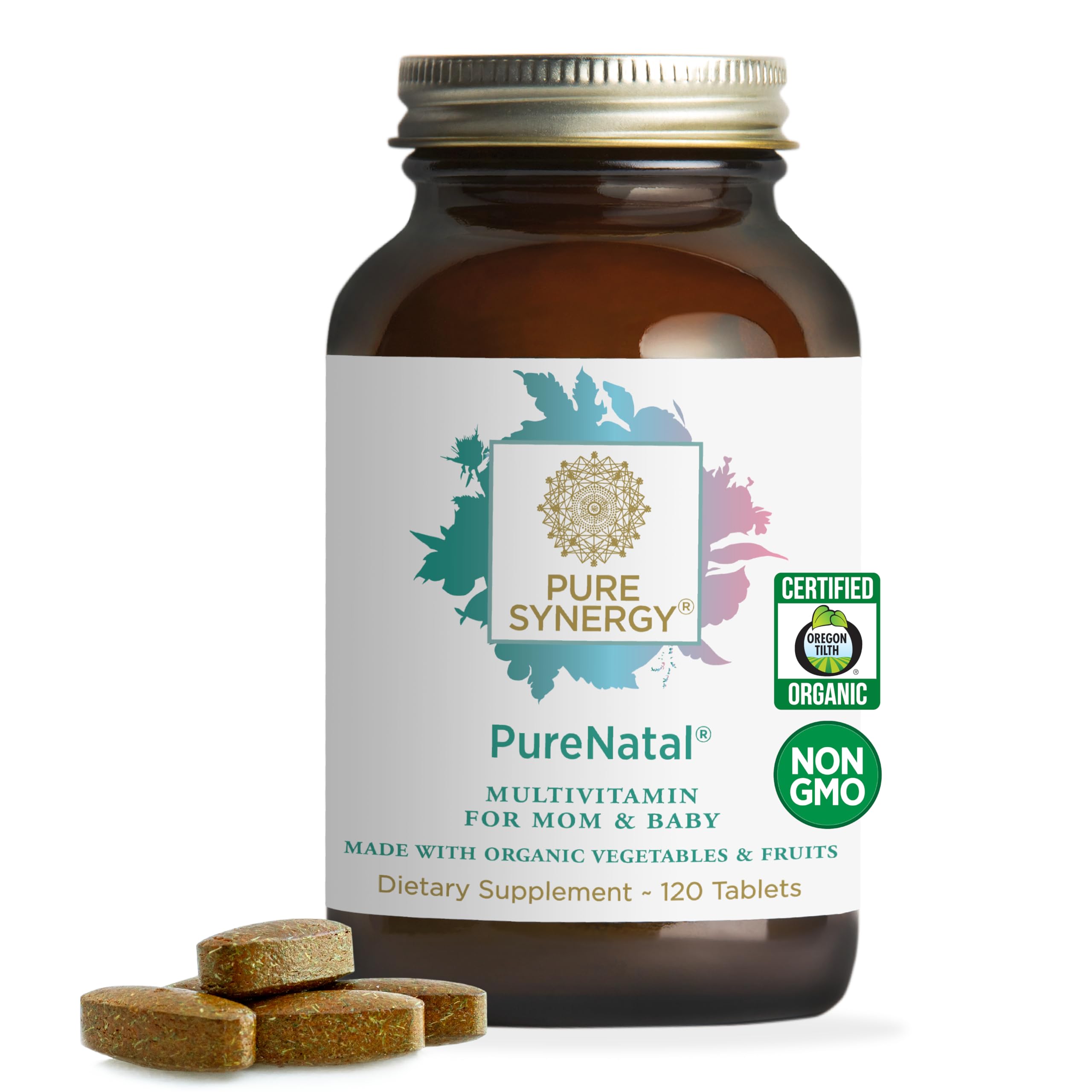 Foto 2 pulgar | Vitaminas Prenatales Pure Synergy Purenatal 120 Comprimidos - Venta Internacional.