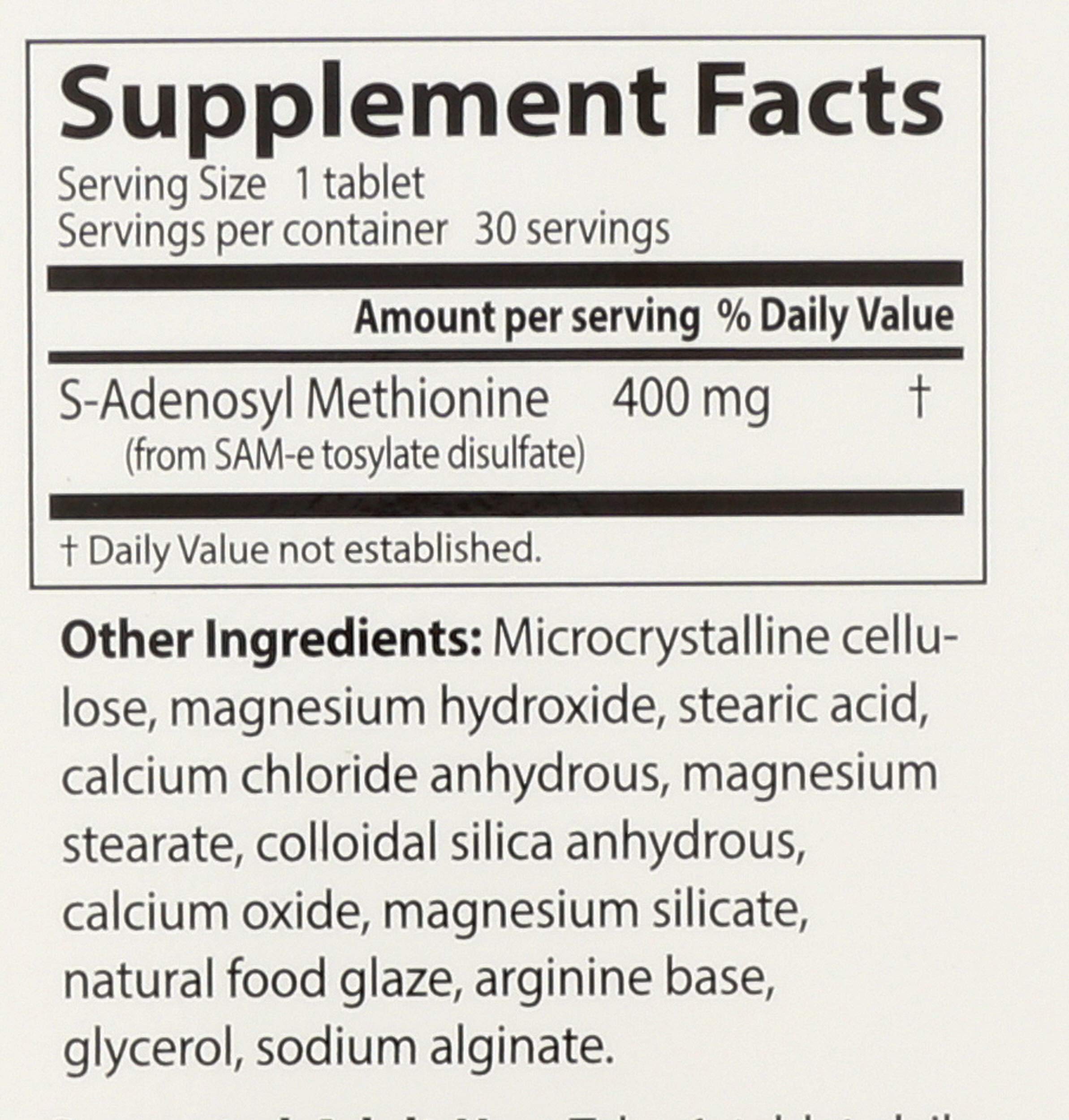 Foto 4 pulgar | Suplemento Doctor's Best Sam-e 400 Mg 30 Comprimidos - Venta Internacional.