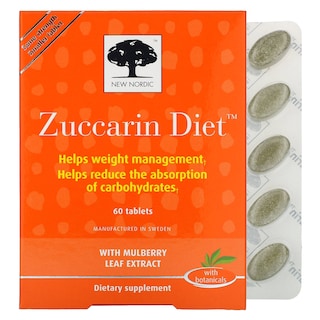 Foto 1 | Suplemento New Nordic Zuccarin Diet 60 Tabletas - Venta Internacional.
