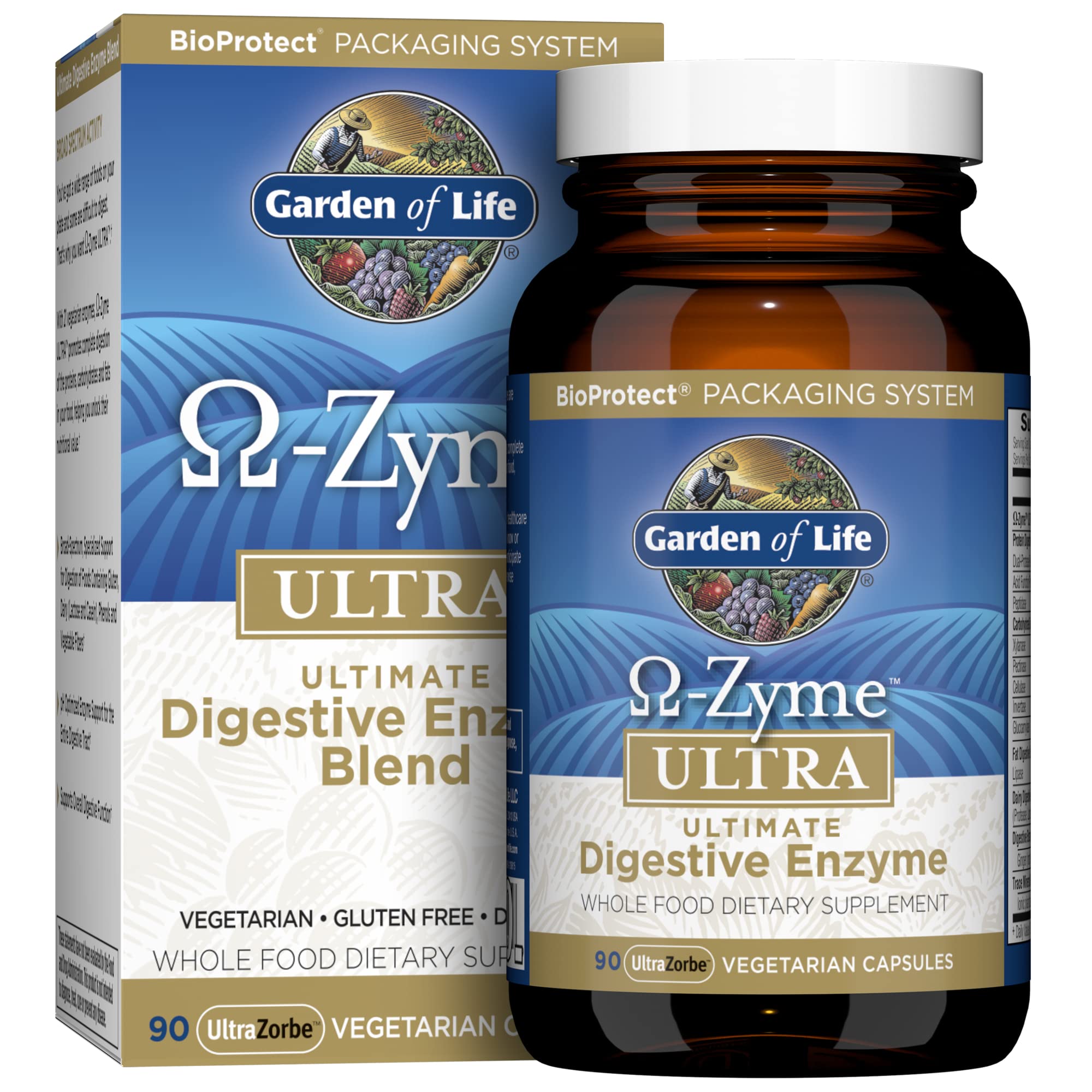 Foto 2 pulgar | Enzimas Digestivas Garden Of Life Omega-zyme Ultra 90 Cápsulas - Venta Internacional.