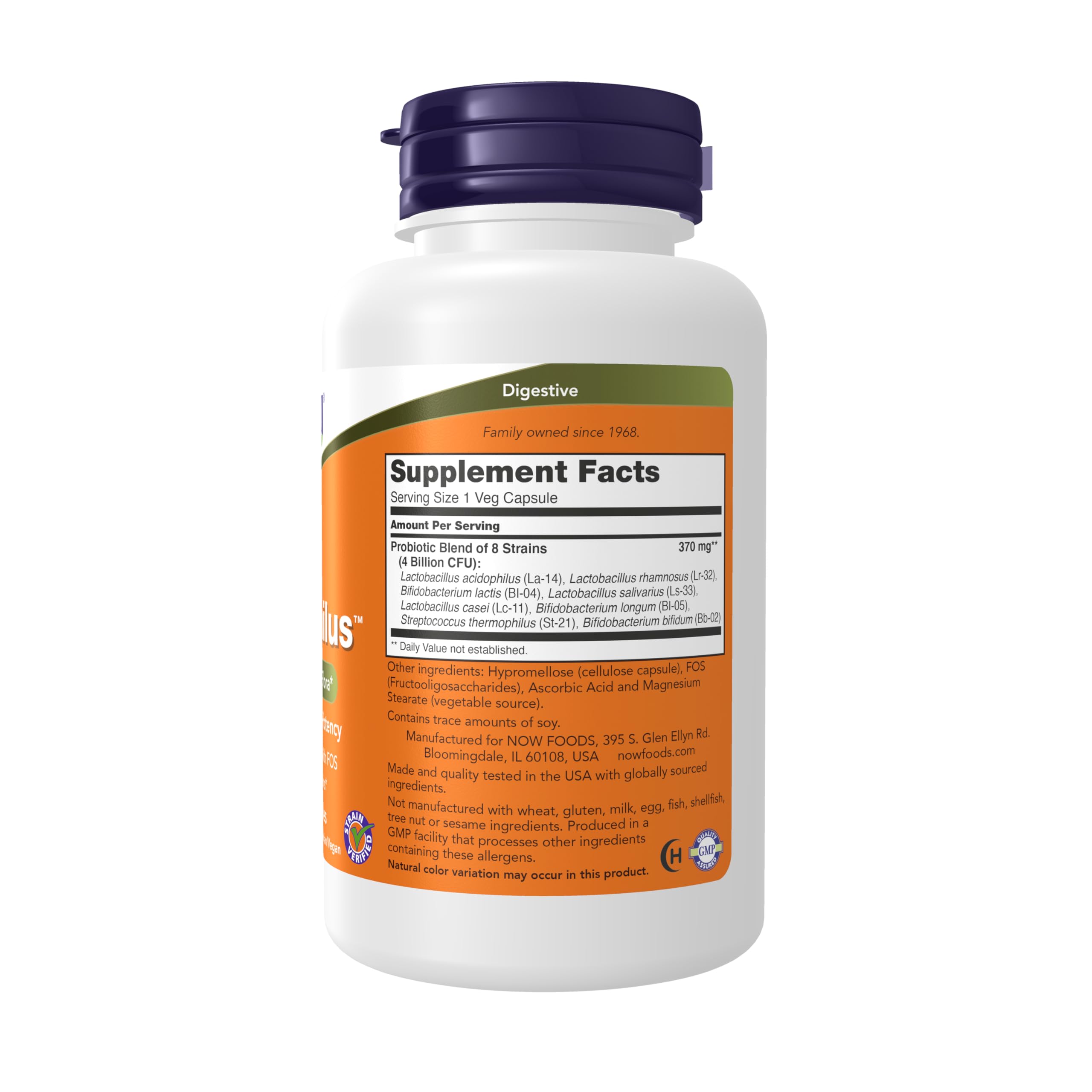 Foto 3 pulgar | Suplementos Now Foods Gr8-dophilus 120 Cápsulas Vegetarianas - Venta Internacional.
