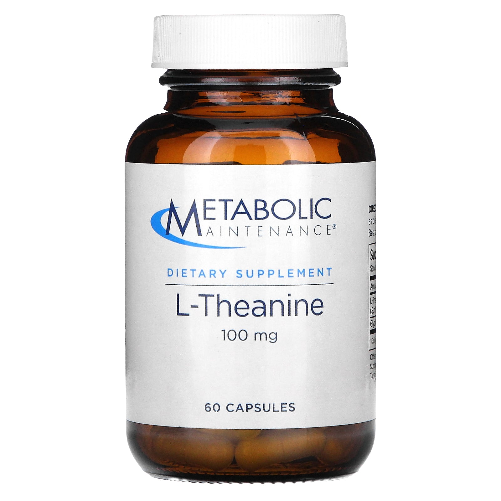 Foto 1 | Suplemento De L-teanina Para El Mantenimiento Metabólico  100 Mg  60 Cápsulas - Venta Internacional.