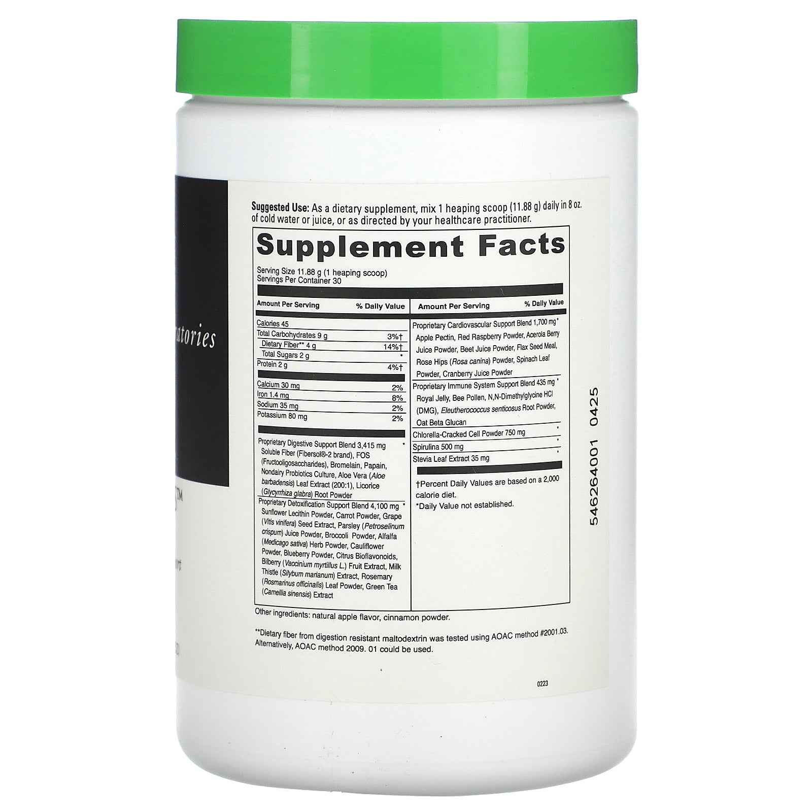 Foto 3 pulgar | Suplemento Desintoxicante Spectra Greens De Davinci Laboratories  350 Ml - Venta Internacional.