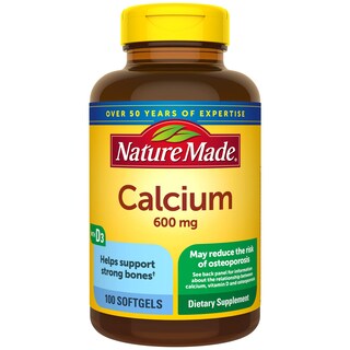 Foto 1 | Suplemento Nature Made Calcium 600 Mg Con Vitamina D3 100 Cápsulas Blandas - Venta Internacional.