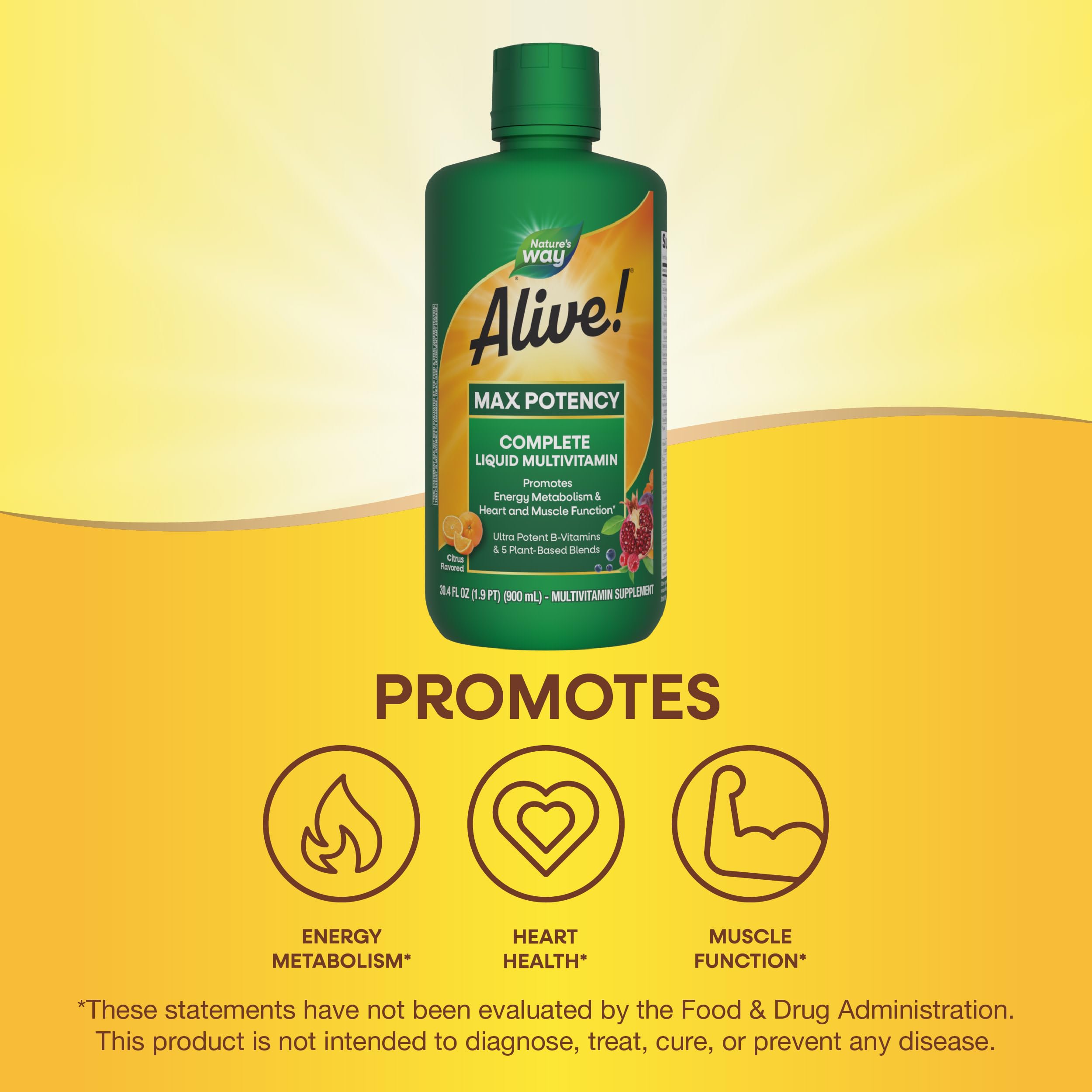 Foto 3 | Multivitamínico Líquido Nature's Way Alive! Potencia Máxima: 900 Ml - Venta Internacional.
