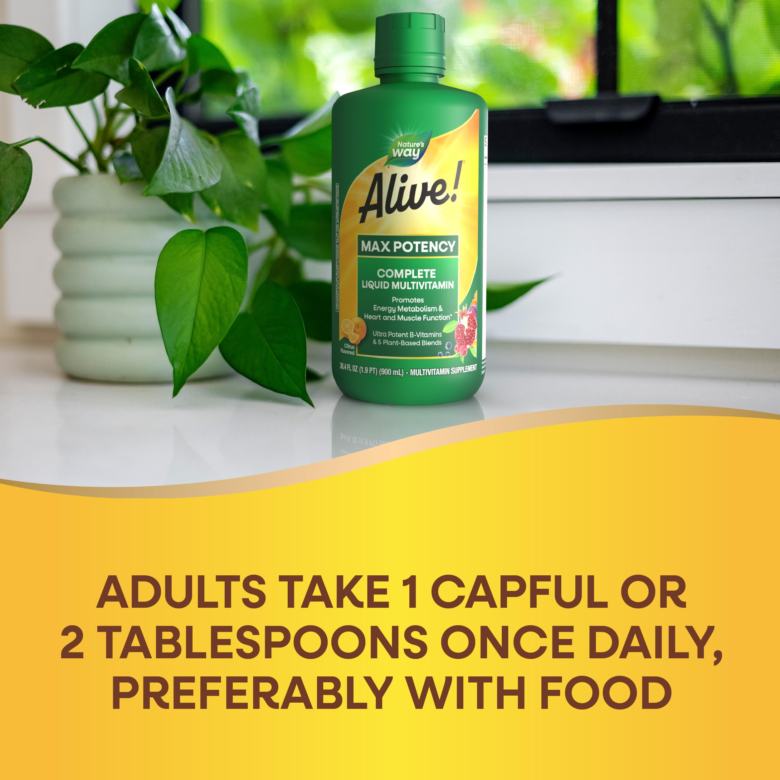 Foto 5 | Multivitamínico Líquido Nature's Way Alive! Potencia Máxima: 900 Ml - Venta Internacional.