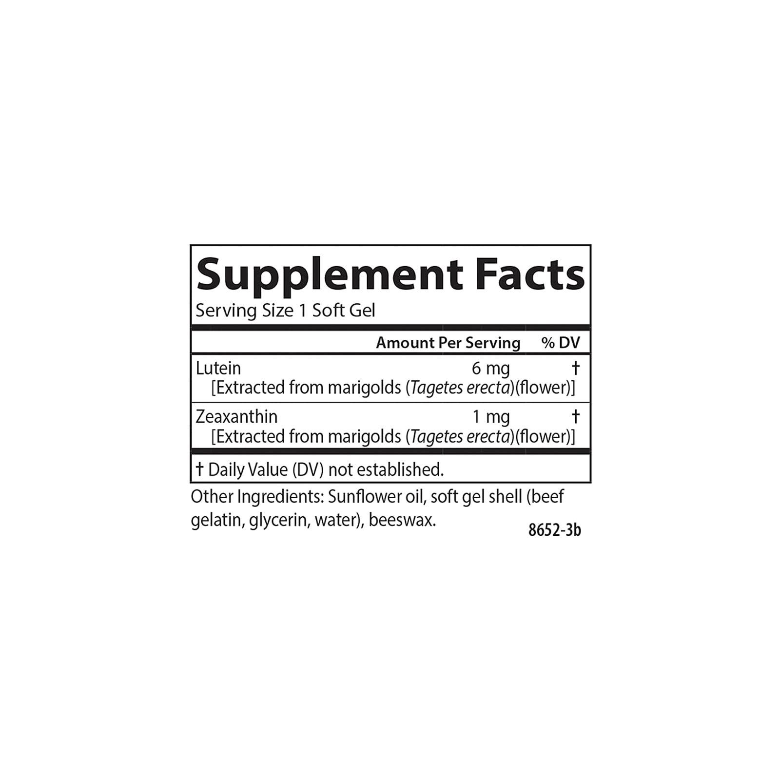Foto 5 pulgar | Suplementos Carlson Lutein 6 Mg Healthy Vision 180 Cápsulas Blandas - Venta Internacional.
