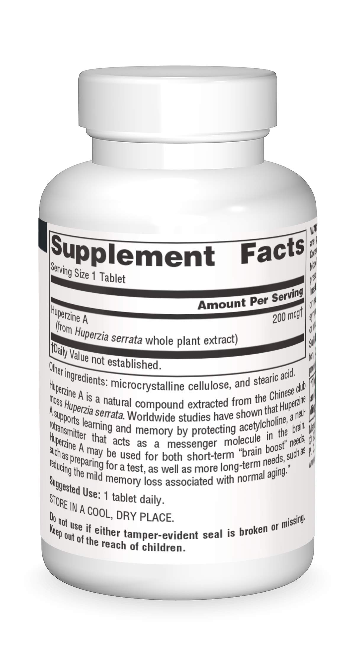Foto 4 pulgar | Huperzina A De Supplement Source Naturals  200 Mcg  120 Tabletas - Venta Internacional.