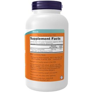 Foto 2 | Supplement Now Foods Óxido De Magnesio 240 Ml Función Enzimática - Venta Internacional.