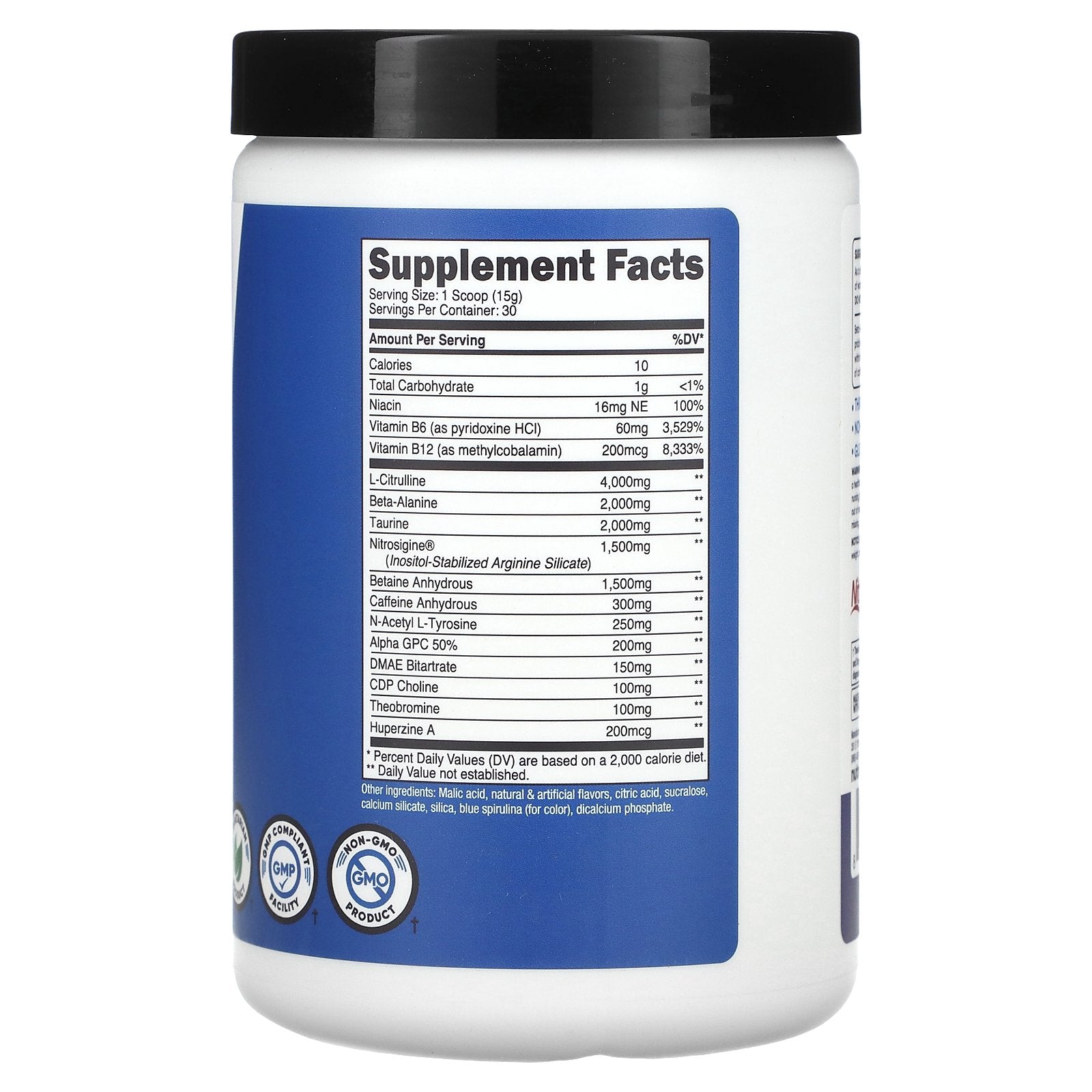 Foto 3 pulgar | Suplemento Nutricost Performance Pre-x Xtreme Pre-workout 200 G - Venta Internacional.