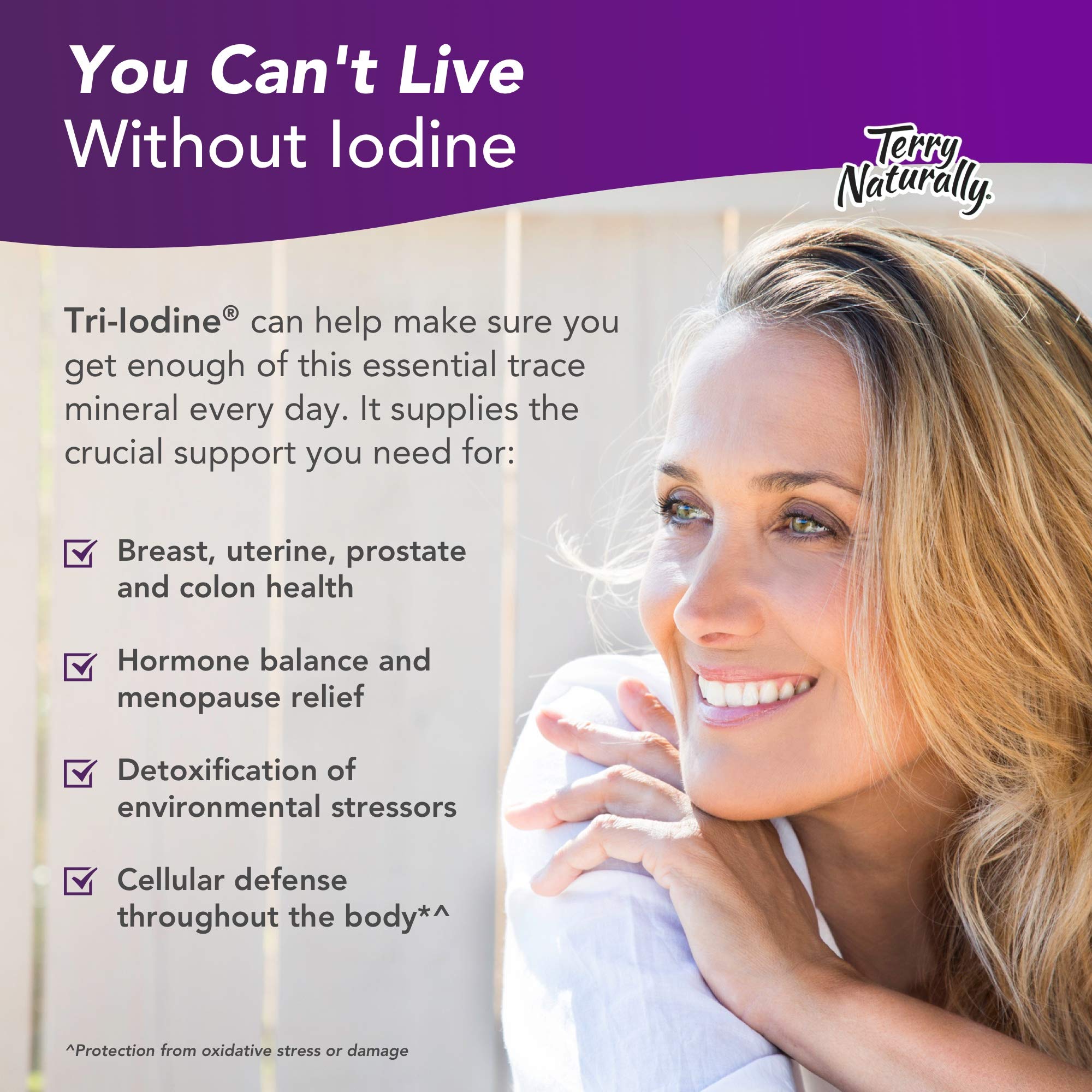 Foto 2 | Suplemento Dietético Terry Naturally Tri-iodine 25 Mg 60 Cápsulas - Venta Internacional.