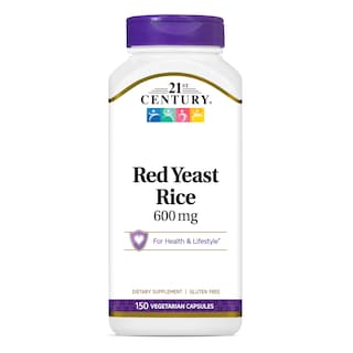 Foto 1 | Suplemento De Arroz De Levadura Roja Del Siglo Xxi 150 Cápsulas Vegetarianas - Venta Internacional.