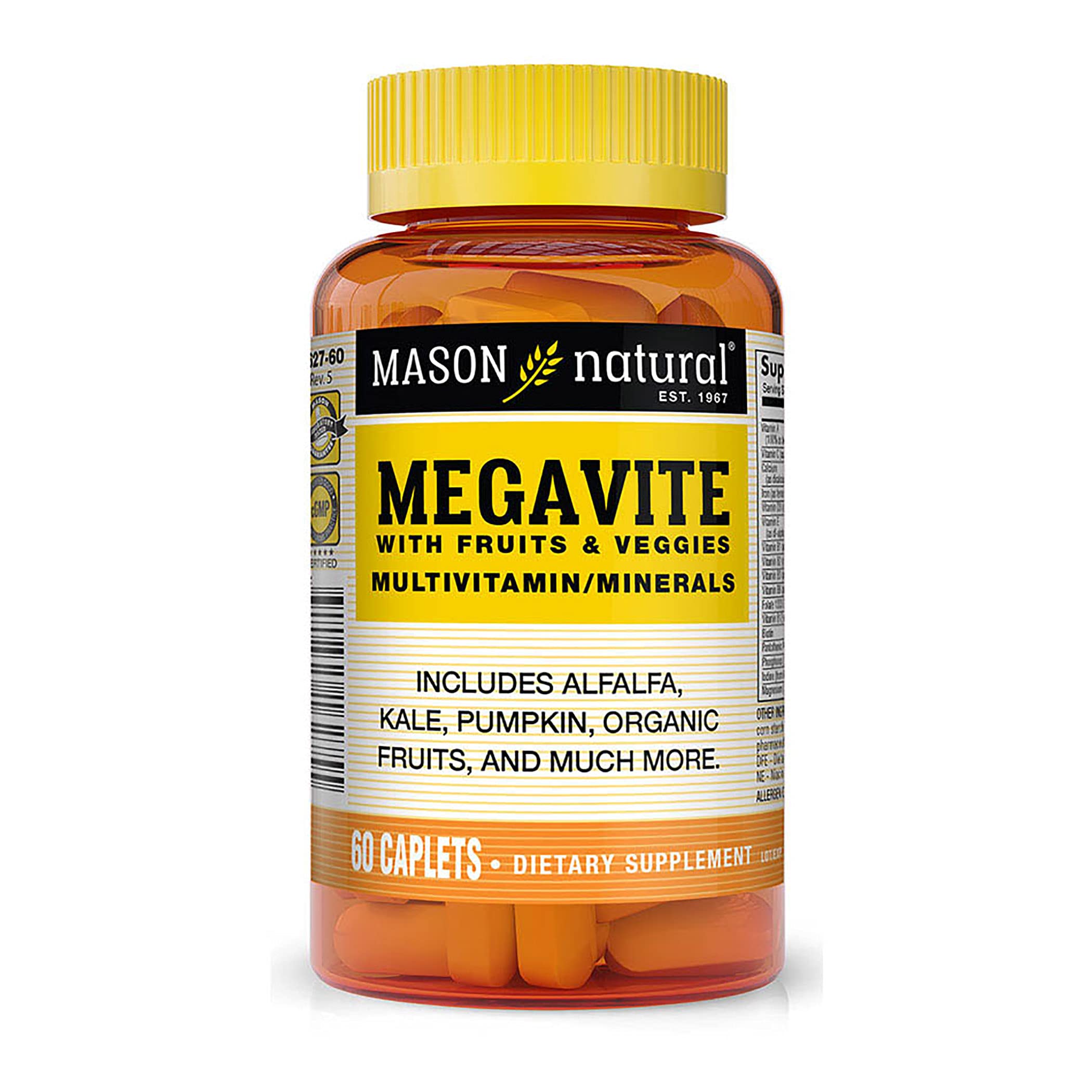 Foto 2 pulgar | Suplemento Mason Natural Vitamin Megavite Para Frutas Y Verduras - Venta Internacional.