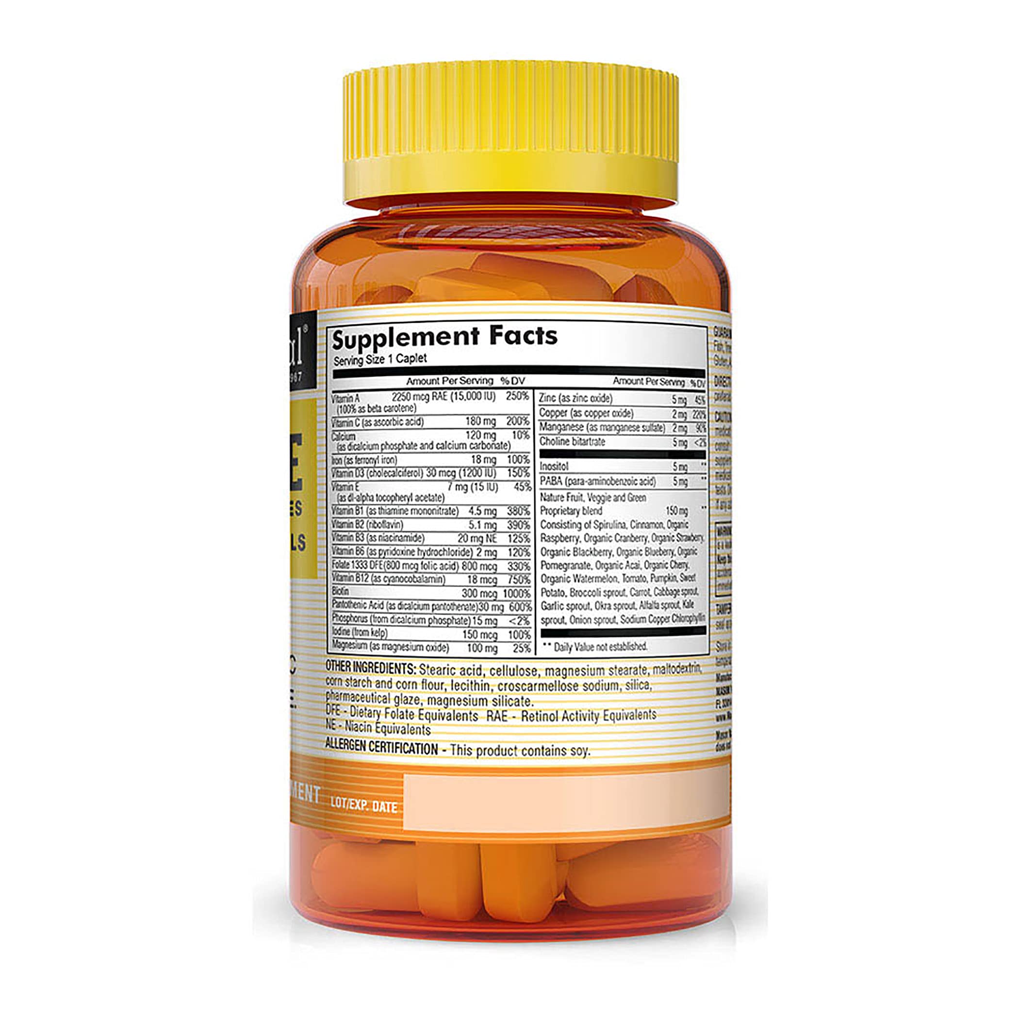 Foto 3 pulgar | Suplemento Mason Natural Vitamin Megavite Para Frutas Y Verduras - Venta Internacional.