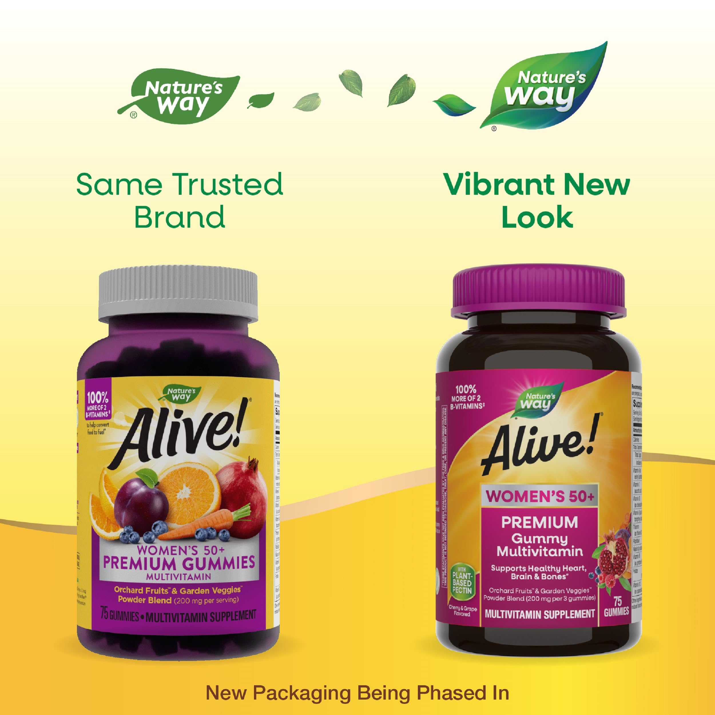 Foto 3 pulgar | ¡multivitamínico Nature's Way Alive! Gomitas Para Mujeres Mayores De 50 Años  75 Unidades - Venta Internacional.