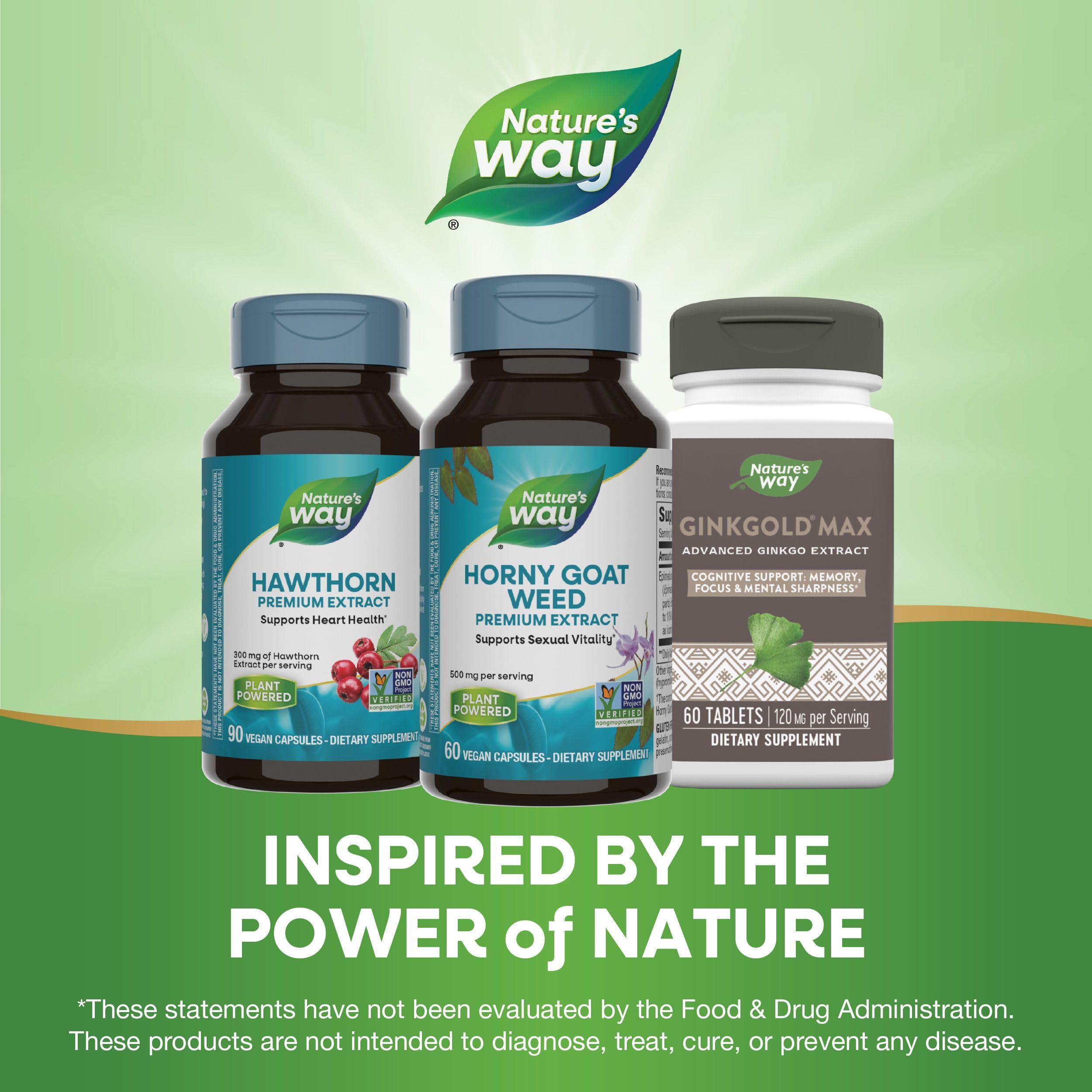 Foto 7 | Suplemento De Extracto Premium De Hierba De Cabra En Celo De Nature's Way  60 Cápsulas - Venta Internacional.