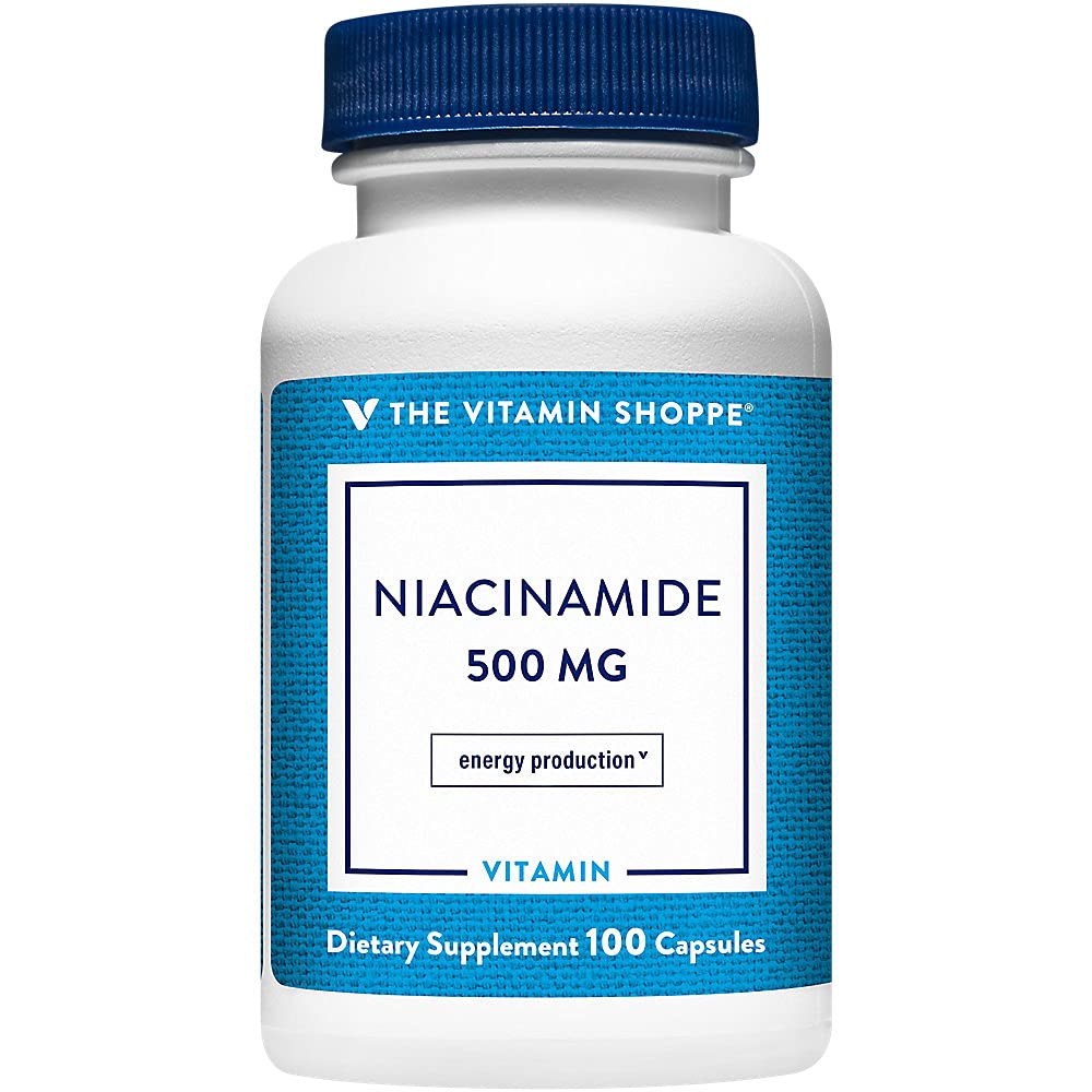 Foto 2 pulgar | Suplemento The Vitamin Shoppe Niacinamida 500 Mg 100 Cápsulas - Venta Internacional.