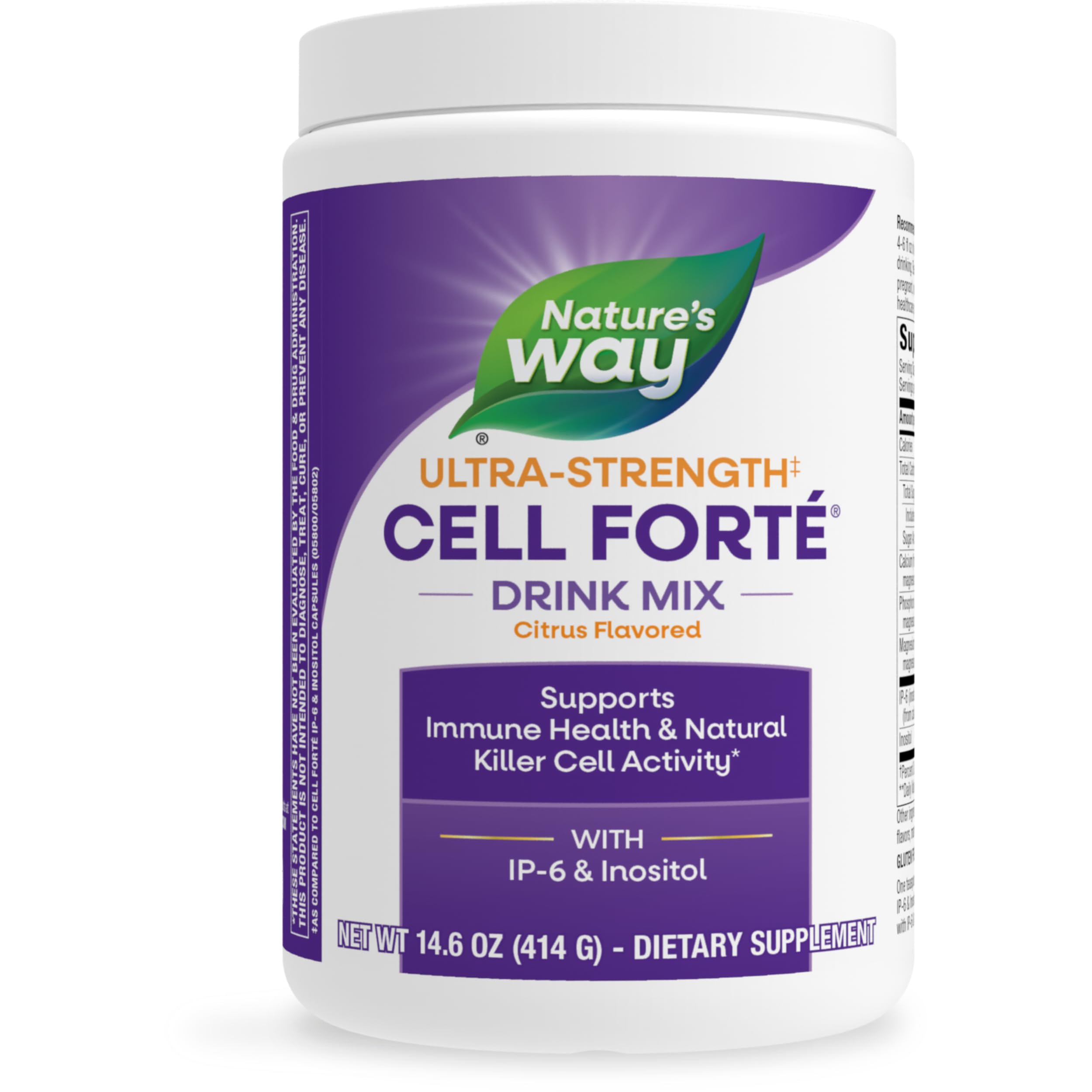 Foto 2 pulgar | Suplemento Nature's Way Ultra Strength Cell Forté Drink Mix - Venta Internacional.