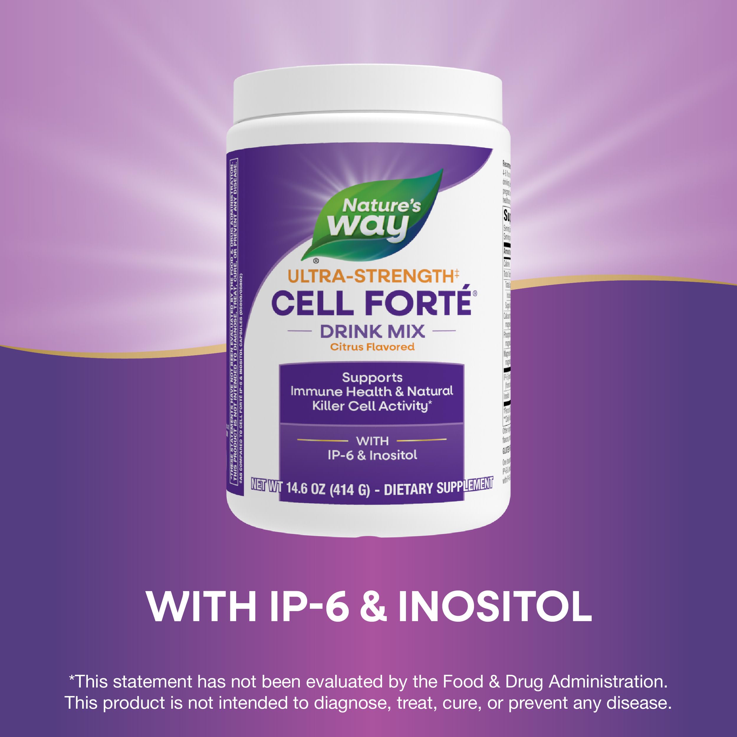 Foto 5 pulgar | Suplemento Nature's Way Ultra Strength Cell Forté Drink Mix - Venta Internacional.