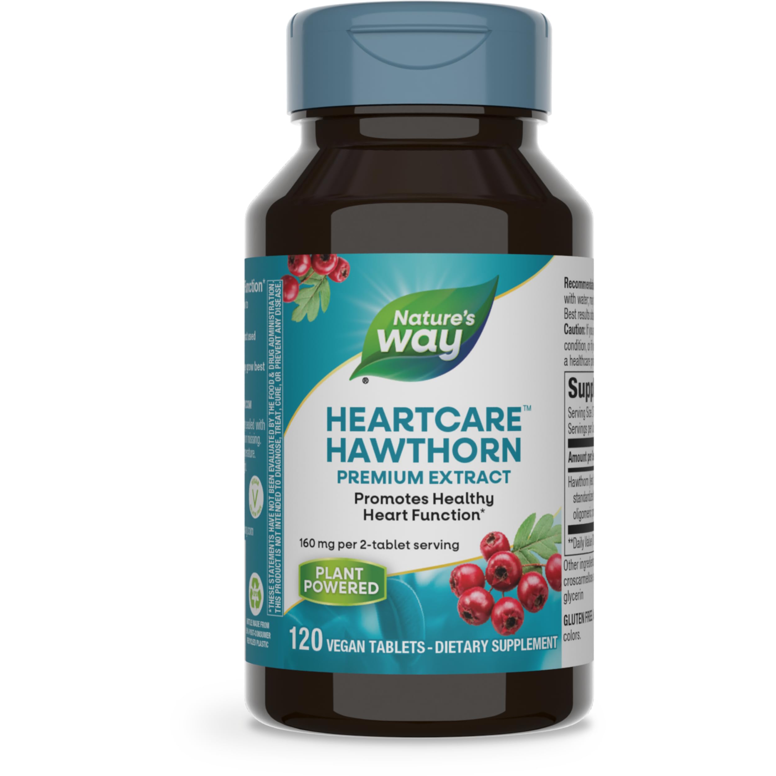 Foto 1 | Suplemento Nature's Way Heart Care Con Extracto De Espino Blanco 120 Comprimidos - Venta Internacional.