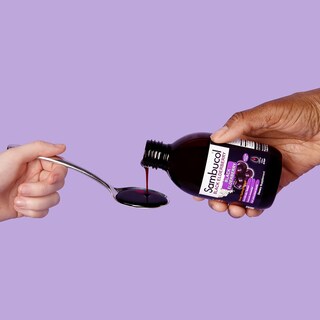 Foto 6 | Sirope Sambucol Black Elderberry Sambucus Para Adultos 230 Ml - Venta Internacional.