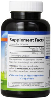 Foto 3 | Suplemento Carlson Magnesio 350 Mg Para El Músculo Cardíaco 90 Cápsulas - Venta Internacional.