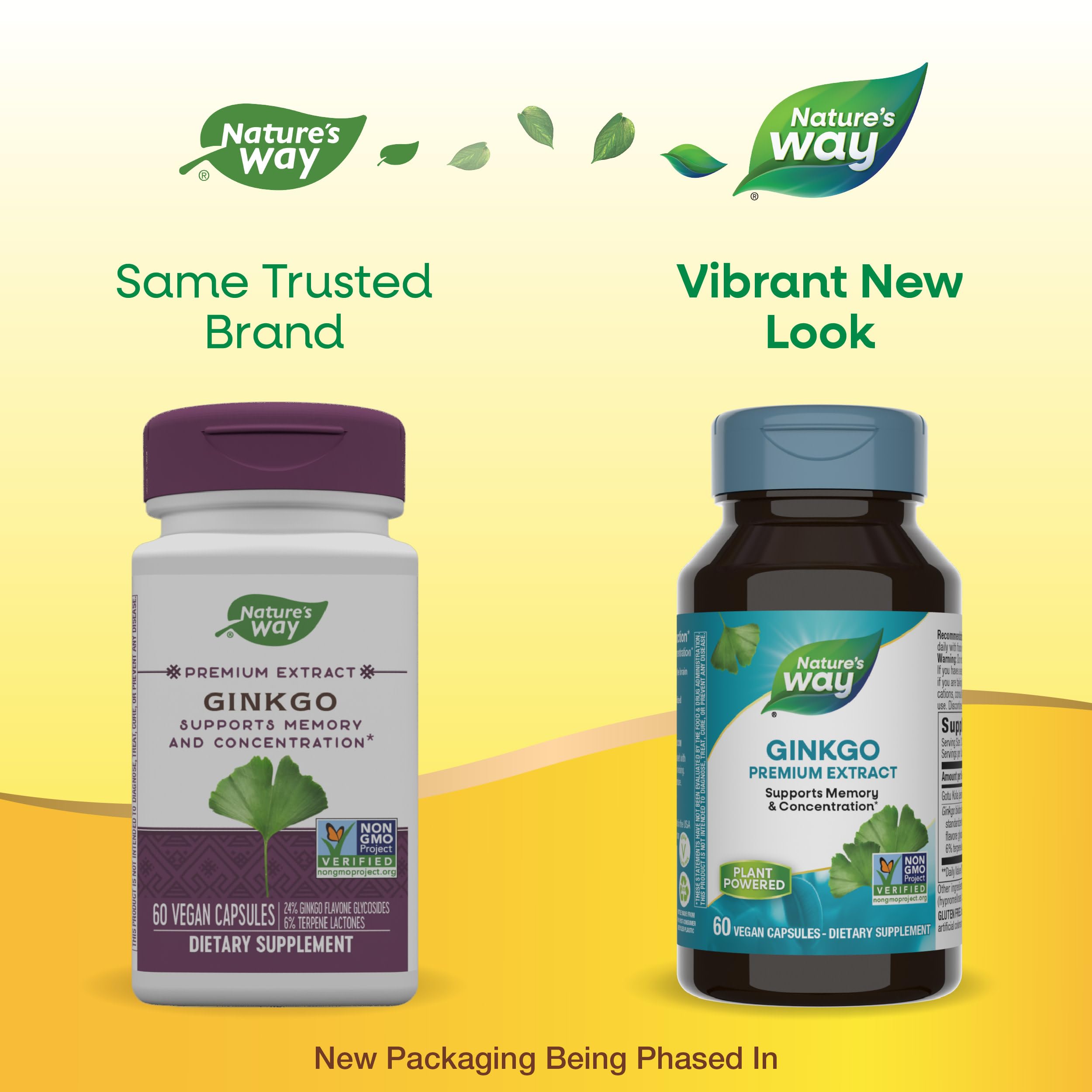 Foto 2 | Suplemento De Extracto Premium De Ginkgo De Nature's Way  60 Cápsulas - Venta Internacional.
