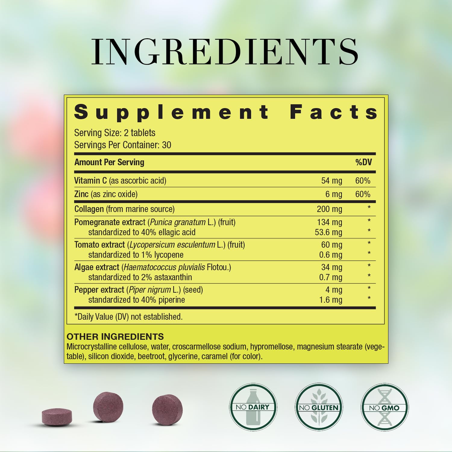 Foto 4 pulgar | Complementa Las Nuevas Tabletas De Relleno De Colágeno Nordic Con Vitamina C  60 Unidades - Venta Internacional.