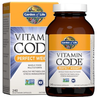 Foto 1 | Multivitamínico Garden Of Life Code Perfect Weight 240 Comprimidos - Venta Internacional.