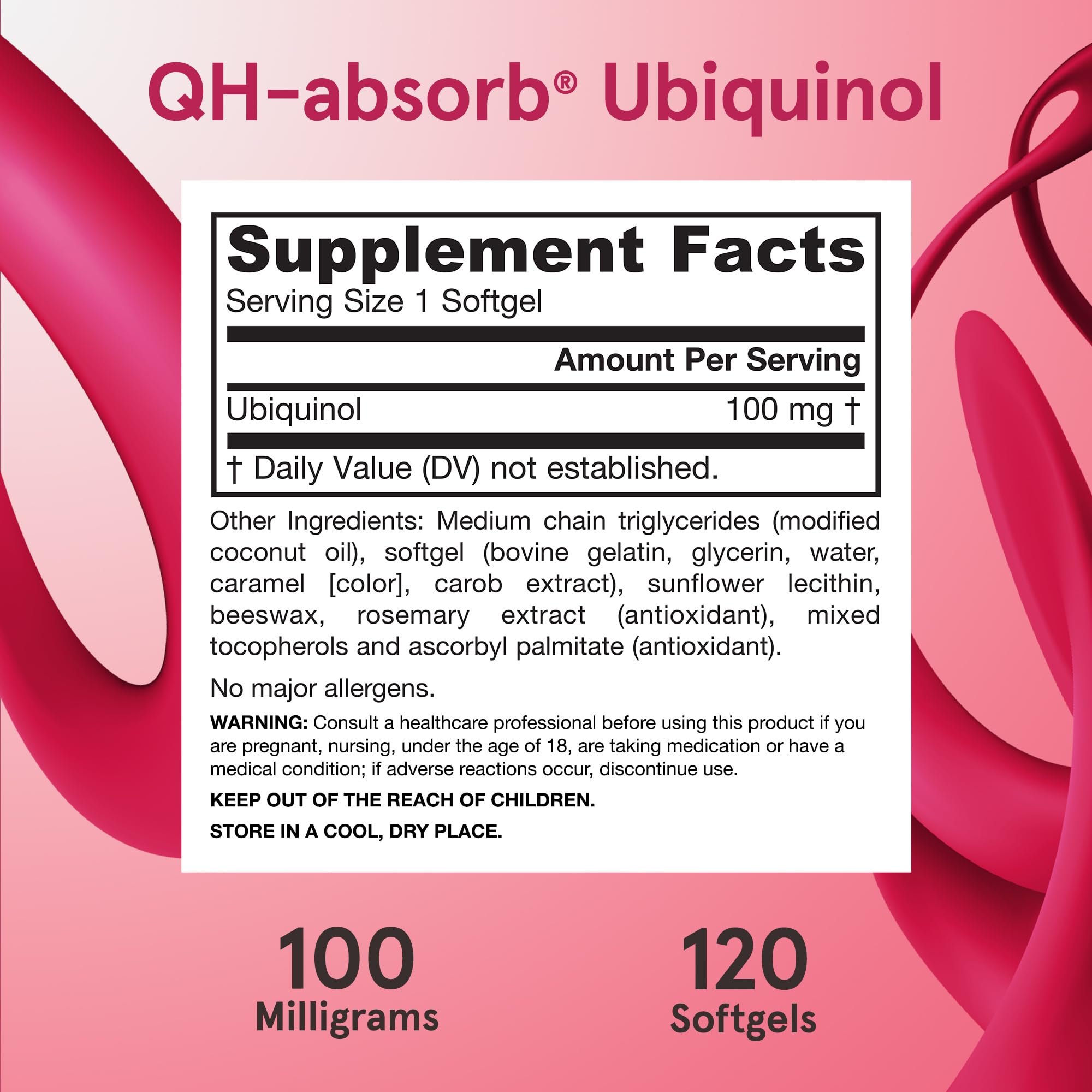 Foto 6 pulgar | Suplemento Jarrow Formulas Qh-absorb Ubiquinol 100 Mg 120 Cápsulas Blandas - Venta Internacional.